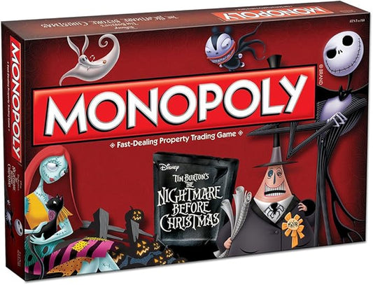 Monopoly Tim Burton's The Nightmare Before Christmas Board Game