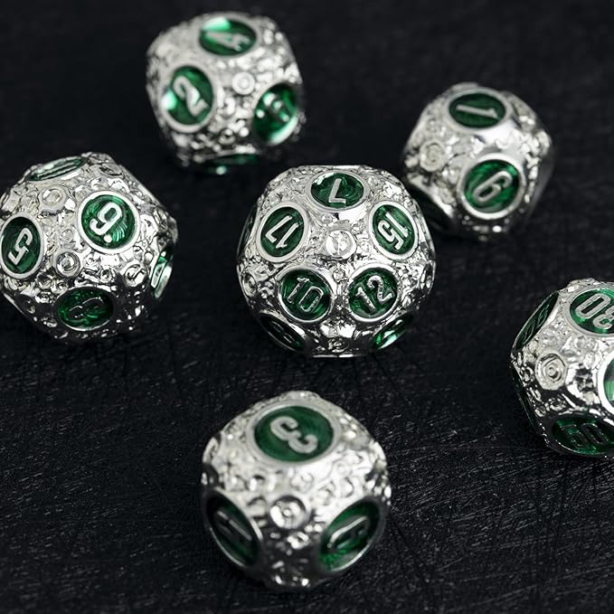 Metal dice Set DND dice Set for Dungeons and Dragons Polyhedral MTG dice Role Playing