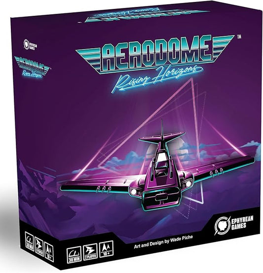 Aerodome: Rising Horizons Core Set -Tactical Aeriel Combat Card Game, Flying Fighters, Simultaneous Play, Age 10+, 2-8 Players, 30 Min