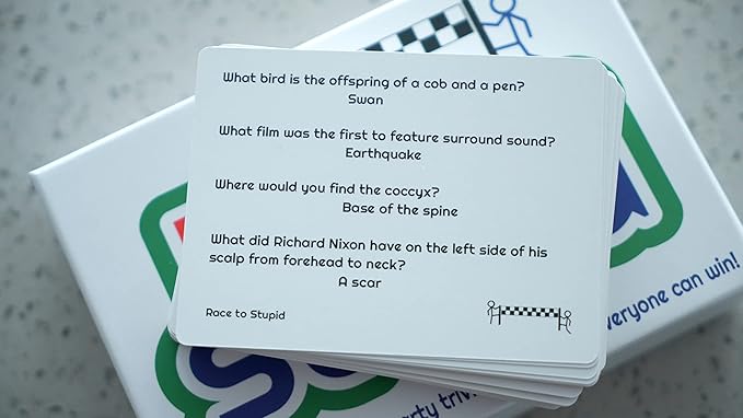 Party Trivia Game for Adults and Teens – Outrageously Fun Trivia Card Game for 2–6 Players – Fun Family Game for Game Night, Party, Gatherings – Easy to Play, Where Anyone Can Win!