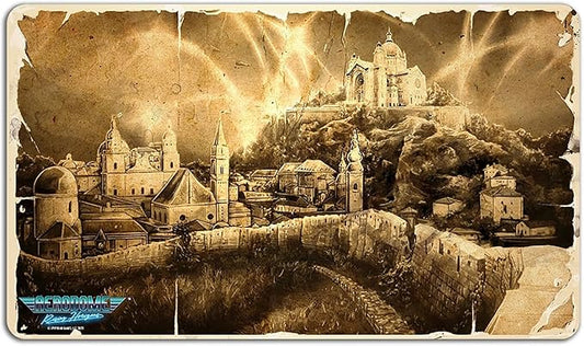 Aerodome: Game Mat - Battle of Rose Hill -14 x 24 Neoprene Mat, Scenic Image, Tactical Aerial Combat Card Game Accessory