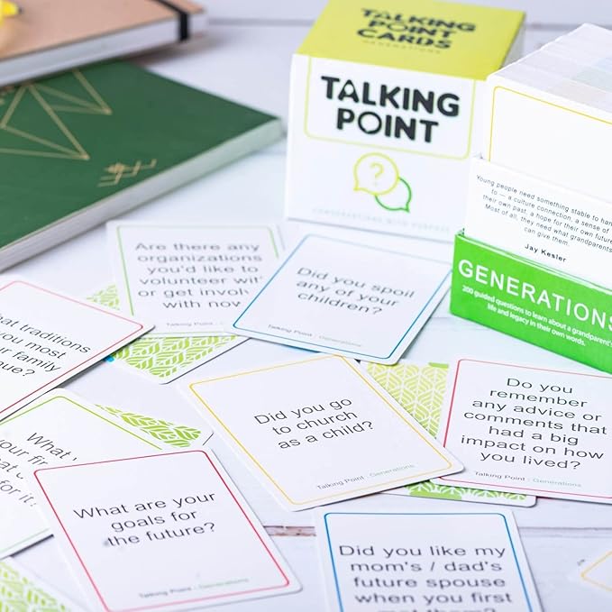 Generations Bundle: 400 Thought Provoking Conversation Starters - 2 Packs: Generations + Family