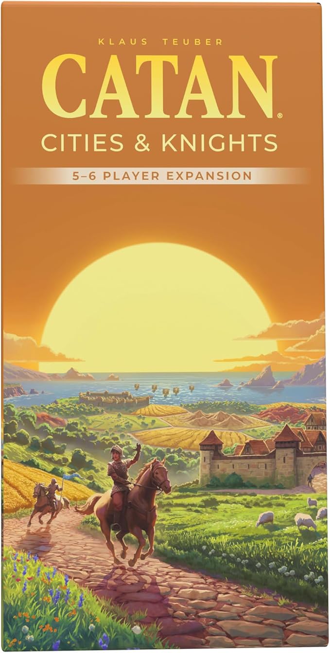 CATAN Cities & Knights 5-6 Player Board Game Extension (6th Edition) Add More Players, Strategy Game for Kids & Adults, Ages 12+, 3-6 Players, 90-120 Minute Playtime, Made by Catan Studio