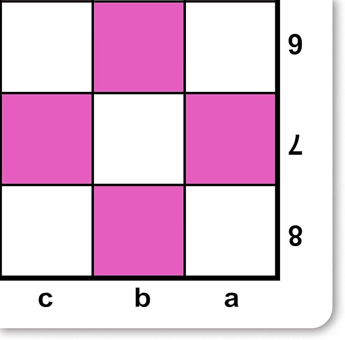 WE Games Mousepad Chess Board 20 in. Pink Color with Classic Design – Premium Tournament Chess Mat, Perfect Travel Chess Board for Adults