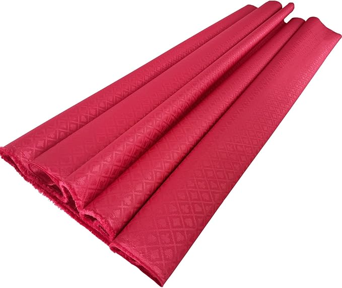 Speed Cloth Poker Table Fabric - 108X60 Inch Section of Casino Card Game Table Felt Top Cover Accessories - Red