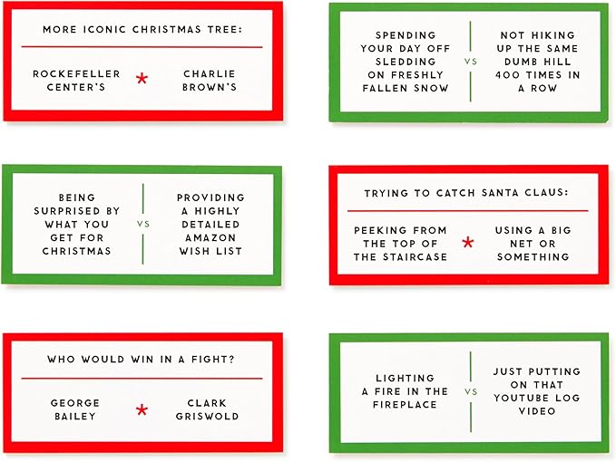 Brass Monkey Debatable Holiday Edition – Social Party Game with 400 Holiday Topics to Argue About, 2+ Players