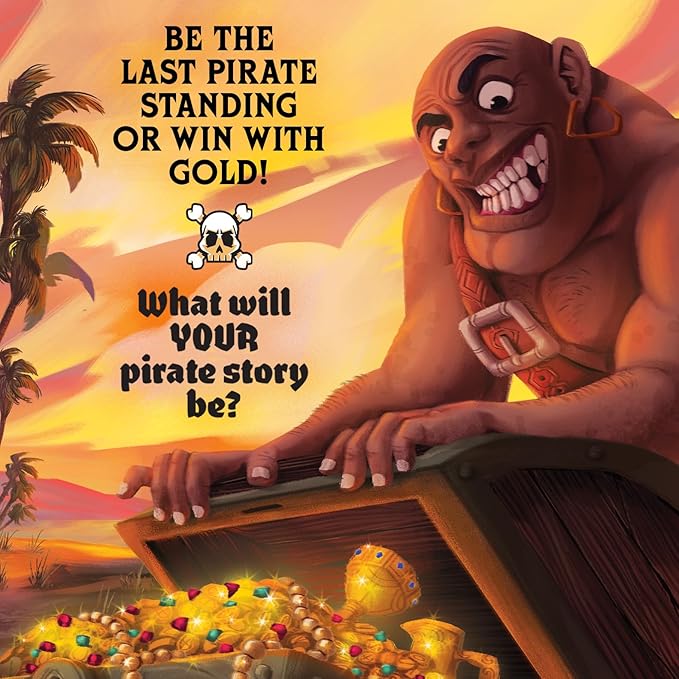 Booty Dice | Quick Pirate Dice Game | Great for Family Game Night | Perfect for Kids and Adults | Ages 8 and up