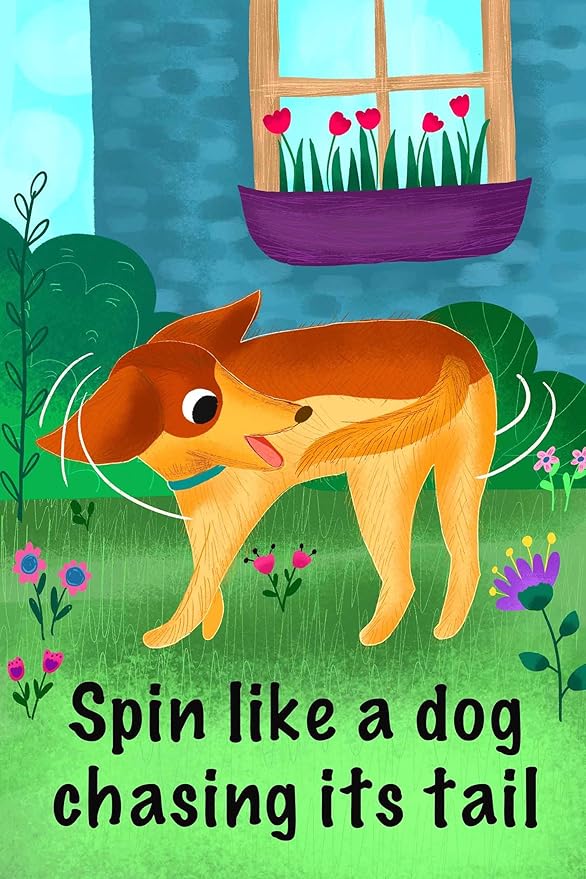 Creative Mango. Animal Action Cards. 25 Cards. Movement Game for Kids.