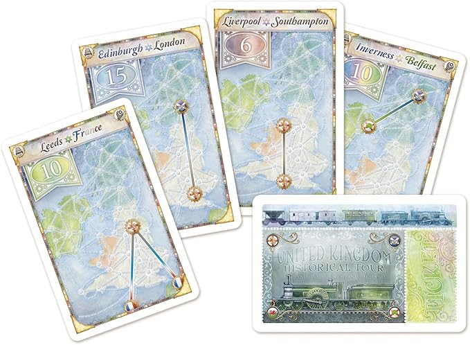Ticket to Ride United Kingdom + Pennsylvania Board Game EXPANSION - Strategy Game, Family Game for Kids & Adults, Ages 8+, 2-5 Players, 30-60 Minute Playtime, Made by Days of Wonder