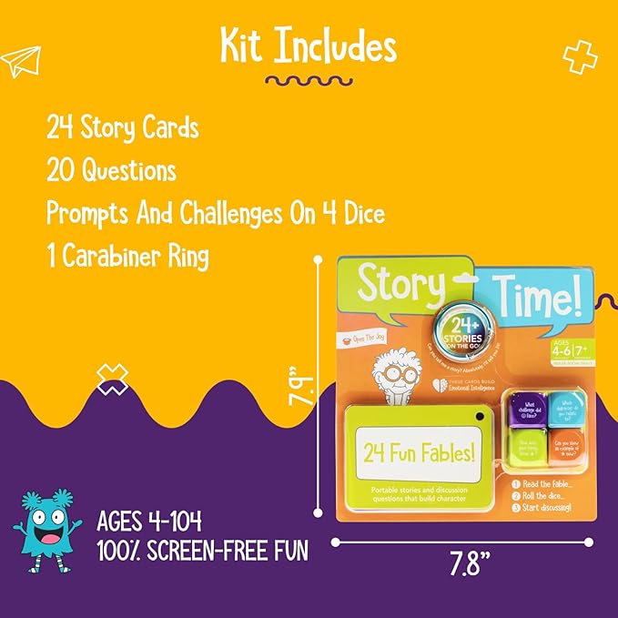 Open The Joy Stories to Go: Igniting Imagination, Fostering Empathy, and Building Resilience in Kids - A Portable Adventure for Ages 4+