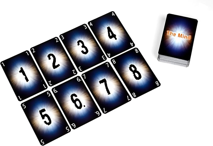 Pandasaurus Games The Mind - Family-Friendly Board Games - Game Night - Card Games for Adults, Teens & Kids (2-4 Players)