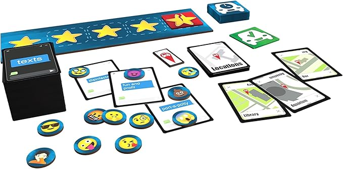 Where's My Ride? - Cooperative Deduction Game of Confusion & Emojis! Party Game, Ages 13+, 2-7 Players, 10-15 Min