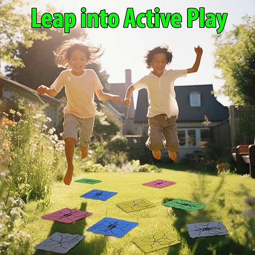 Funwares The Lava Escape Challenge Games for Kids, Indoor and Outdoor Active and Educational Play for Kids Ages 4-8