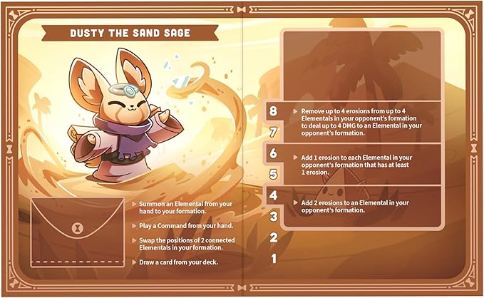 Command of Nature Expansion - Sand & Wind Expansion - A Competitive Strategic Deck-Building Card Game for Kids, Teens, Adults - 2 or 4 Players, Ages 10+