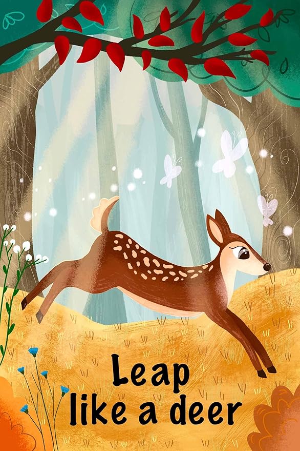 Creative Mango. Animal Action Cards. 25 Cards. Movement Game for Kids.