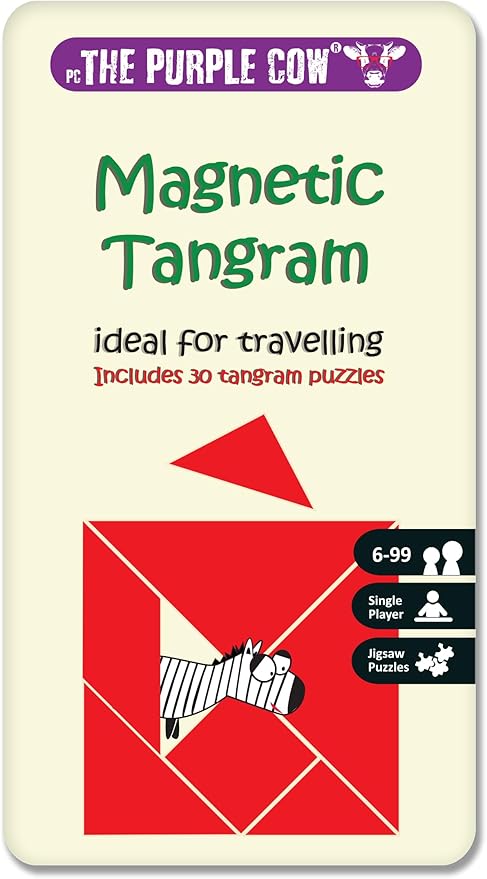 Magnetic Travel Tangram Puzzles Game - Car Games , Airplane Games and Quiet Games