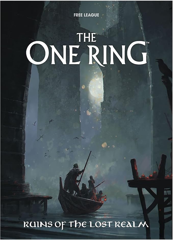 Free League The One Ring: Ruins of The Lost Realm - Expansion Hardcover Book, RPG Medium