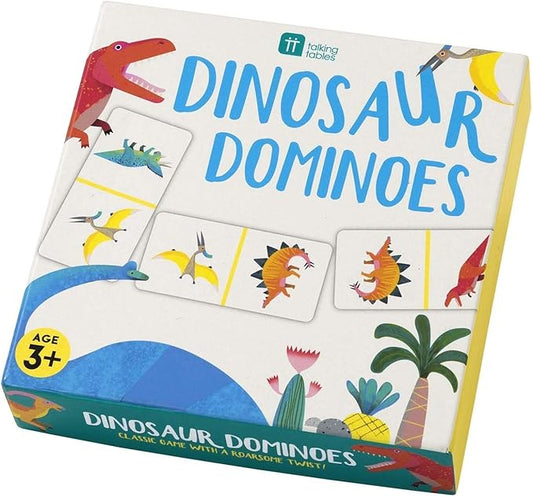 Talking Tables Dinosaur Dominoes Game (Dino-Dominoes)