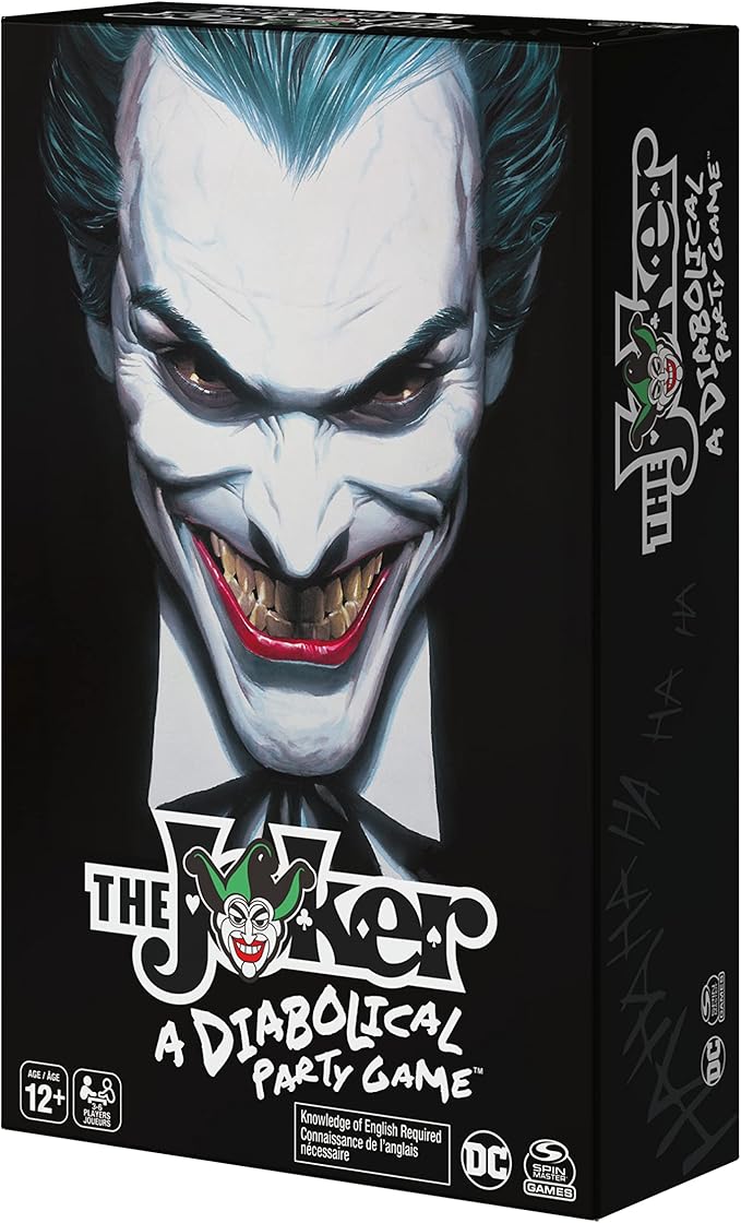 Spin Master Games The Joker, Diabolical Secret Identity Strategy Party Game, for Adults and Kids Ages 12 and up