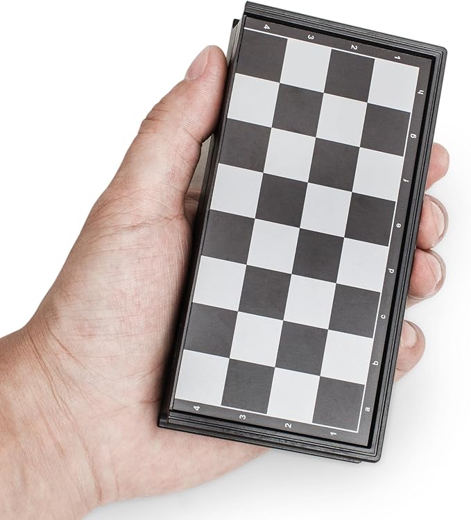 Travel Magnetic Chess mini Set (5 inches)-Compact, Foldable, Educational Board Game