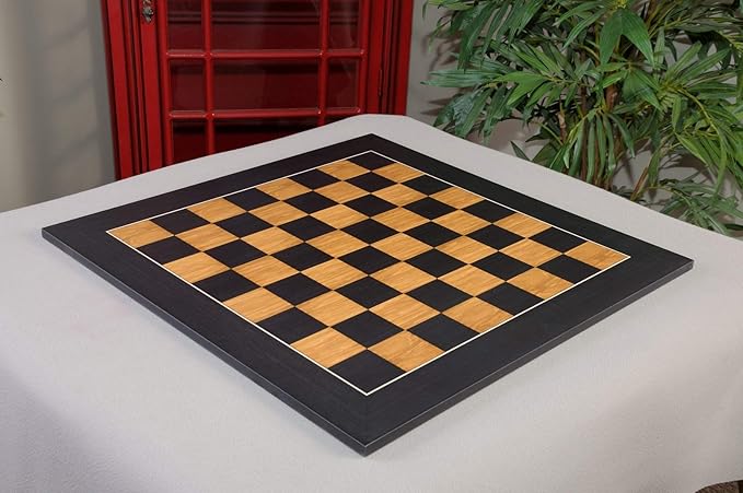 The House of Staunton Standard Traditional Chess Board - 2.25" (Blackwood & Olivewood - Satin Finish)