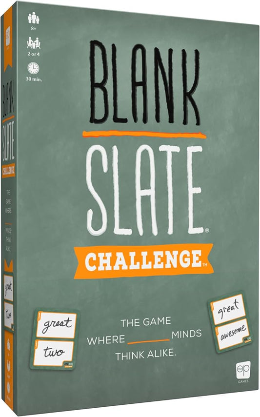 USAOPOLY Blank Slate Challenge| Fun Family Friendly Board Game | Party Board Game | 2 or 4 Players | Ages 8+ | 20 Minutes