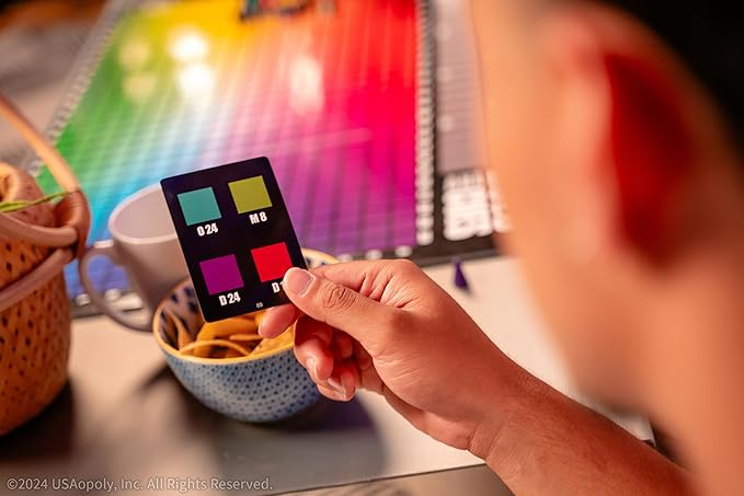 HUES and CUES - Vibrant Color Guessing Board Game for 3-10 Players Ages 8+, Connect Clues and Guess from 480 Color Squares