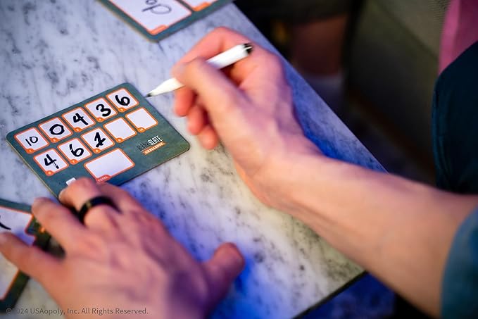USAOPOLY Blank Slate Challenge| Fun Family Friendly Board Game | Party Board Game | 2 or 4 Players | Ages 8+ | 20 Minutes