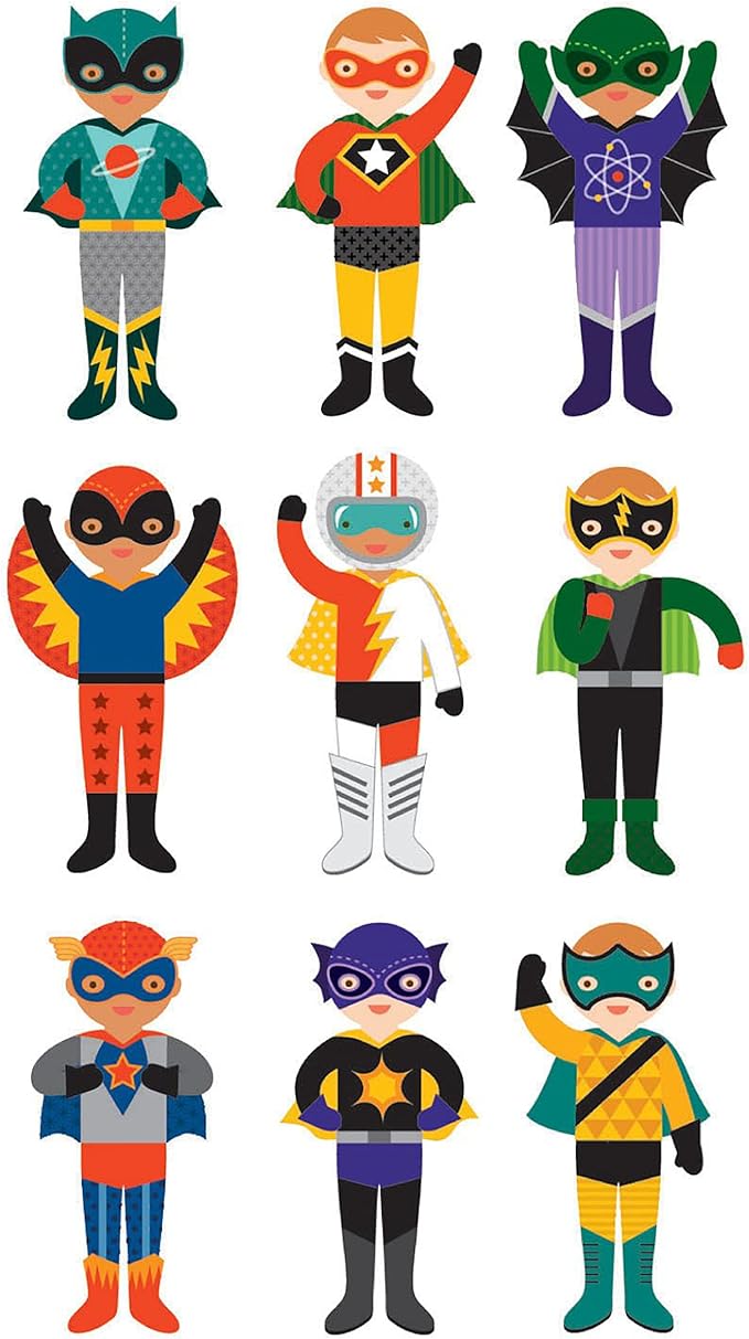 Petit Collage, Dress-Up Magnetic Superheroes