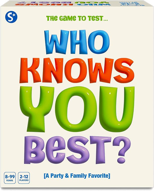 Skillmatics Card Game - Who Knows You Best? Family Party Game for Boys, Girls, Teens, Adults, Fun for Game Nights, Gifts for Ages 8, 9, 10 and Up