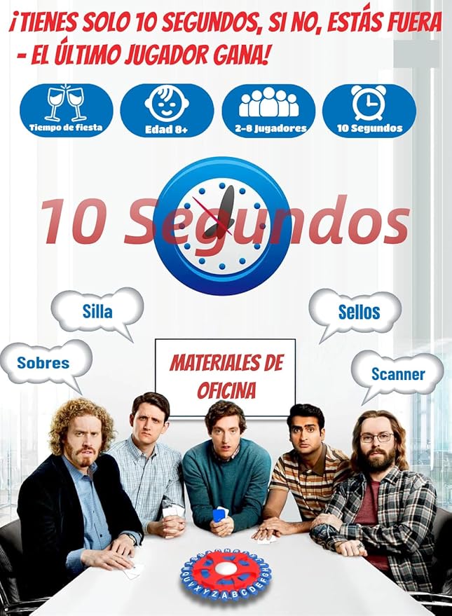 26 Teclas Basta Juego De Mesa, Juegos De Mesa En EspañOl, Spanish Games, Quick Thinking Letter Pressing Word Game, A Great Board Game for Family and Friends (MX)