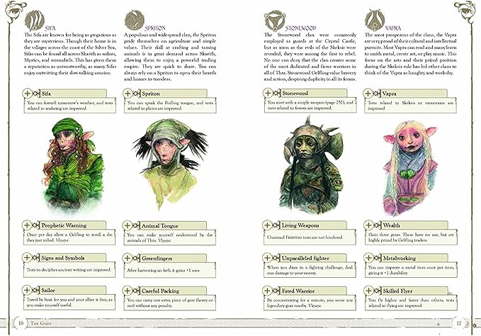 The Dark Crystal Adventure Game - RPG Hardcover Book, 290+ Full Color Pages, Role Playing Game