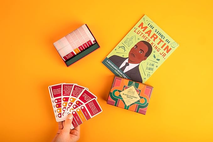Skyline Collection Trivia Set - Black History Trivia, 140 Question Cards - Game Night Entertainment for Families & Friends