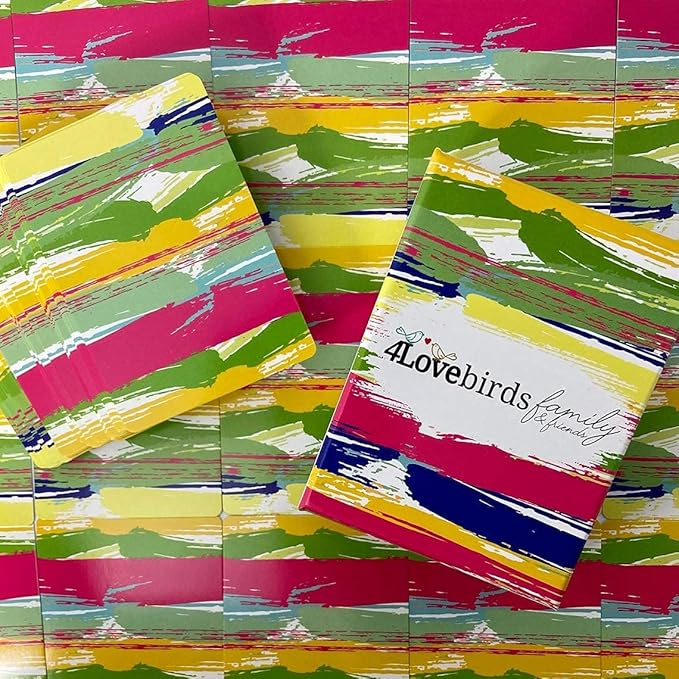 4LOVEBIRDS Fun Family Game Night: 100 Conversation Starters for Friends & Family - Break Routine, Perfect for Car Travel, Road Trips & Dinner Table