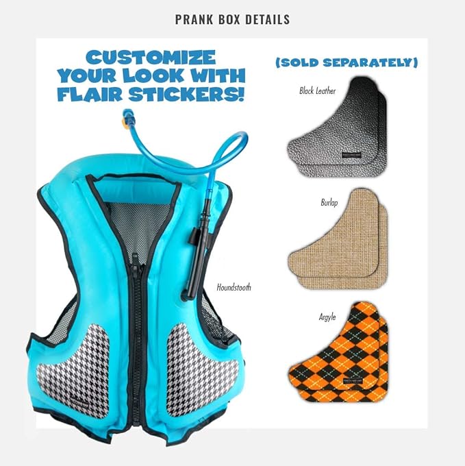 Prank Pack, Liquor Vest Prank Gift Box, Wrap Your Real Present in a Funny Authentic Prank-O Gag Present Box | Novelty Gifting Box for Pranksters