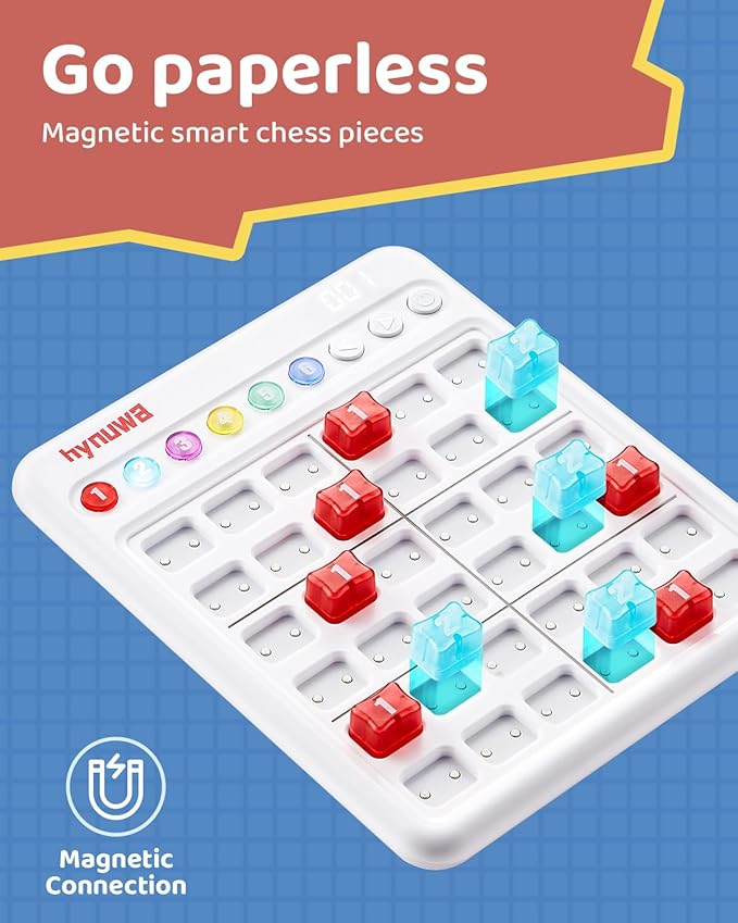 Smart Sudoku Puzzle Games, 3000 Levels Travel Games for Kids, Brain Teasers for Boys Girls Birthday Gifts Toys for Teens