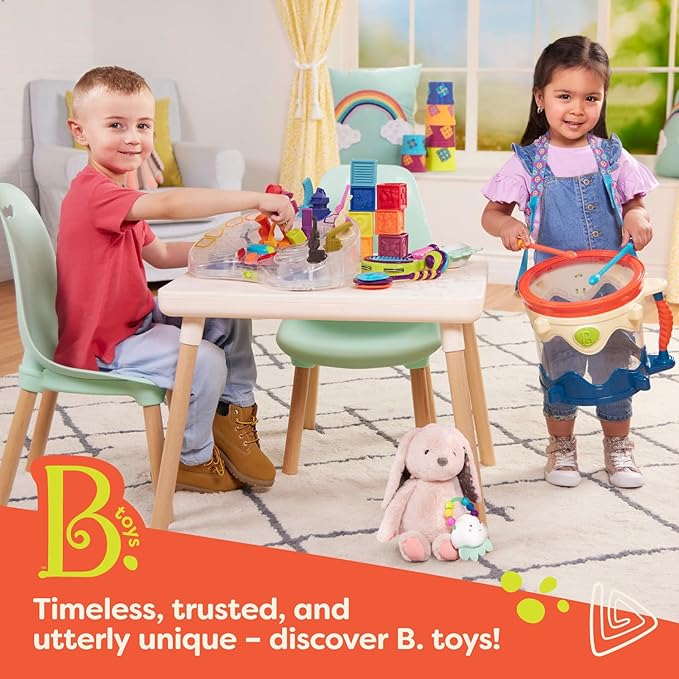 B. toys- Toss 'n' Score- Sports & Outdoor Summer Game Set – 3 Outdoor Games for Kids – Triple-Sided Dartboard & 10 Balls – Portable Carry Bag – 3 Years +