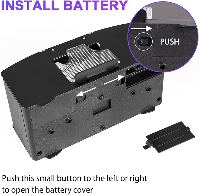 Automatic Card Shuffler 2 Deck,Battery-Operated/USB UNO Poker Shuffler,Playing Card Shuffler for Home Card Game,Travel
