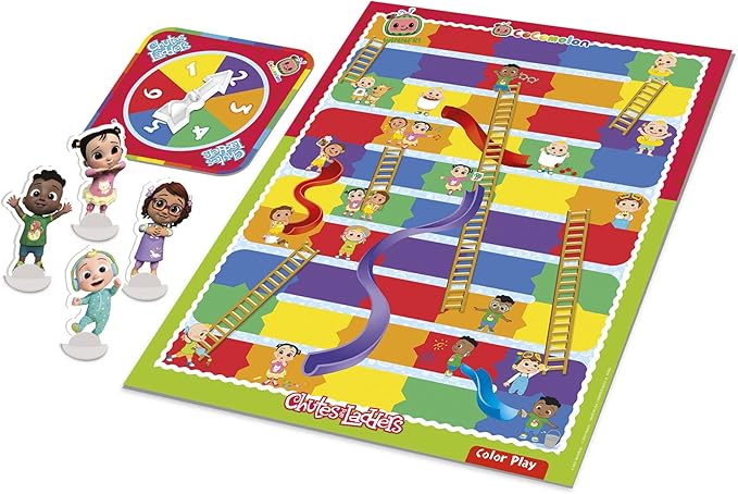 Hasbro Gaming Chutes and Ladders: CoComelon Edition Board Game for Kids | 2-4 Players | Preschool Back to School Gifts | Ages 3+ (Amazon Exclusive)
