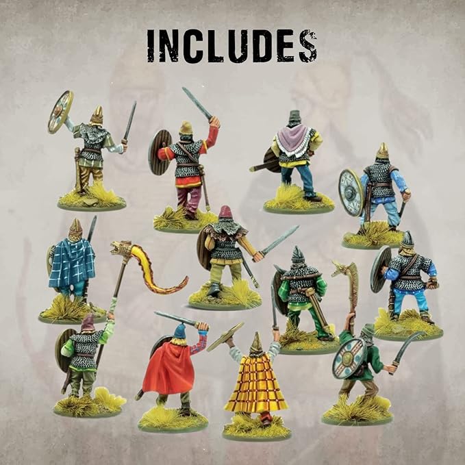 Wargames Delivered SPQR - Dacian & Sarmatia - Nobles. 28mm Miniatures Base, Roman and Greek Military Legion Miniatures for Miniature Wargames, and Roman War Games by Warlord Games