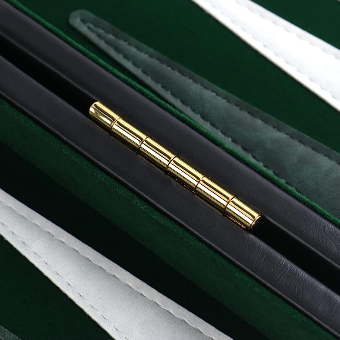 Travel Small 11 Inch Backgammon Black Sets Classic Board Game with Premium Leather Case, Portable Travels Strategy Backgammon Game Set for Adults, Kids (Black, Small)
