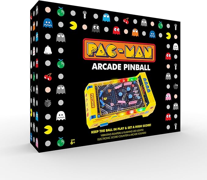 Merchant Ambassador Electronic Arcade Pinball Pac-Man Edition Desktop Game