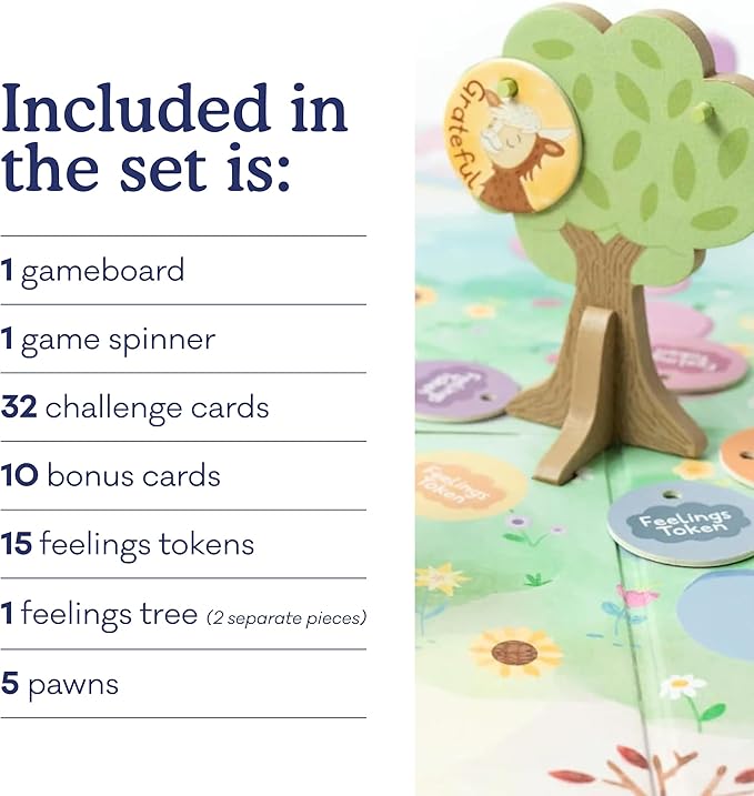 Slumberkins Feelings Adventure Board Game - Cooperative Game for Kids, Parents & Teachers