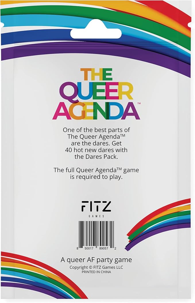 FITZ The Queer Agenda Card Game Expansion Packs - for Ages 17+ (Dares)