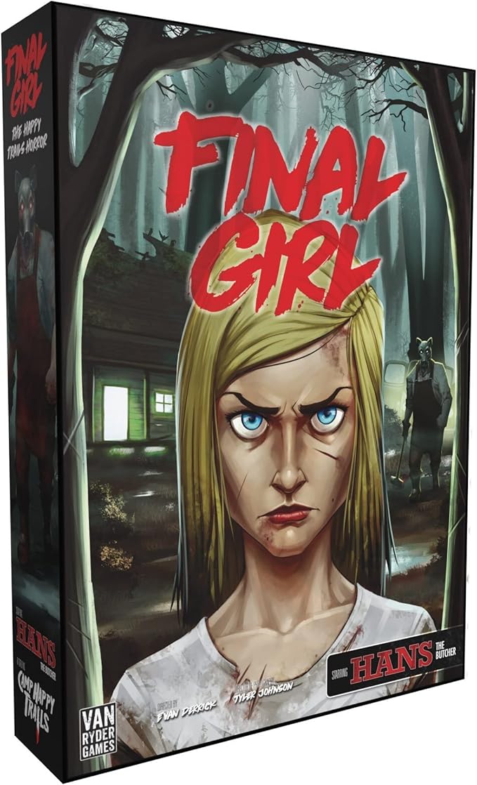 Final Girl Starter Set - Core Box & Happy Trails Feature Film - 1 Player Board Game for Solo Play - 20-60 Minutes Gameplay - Ages 14+