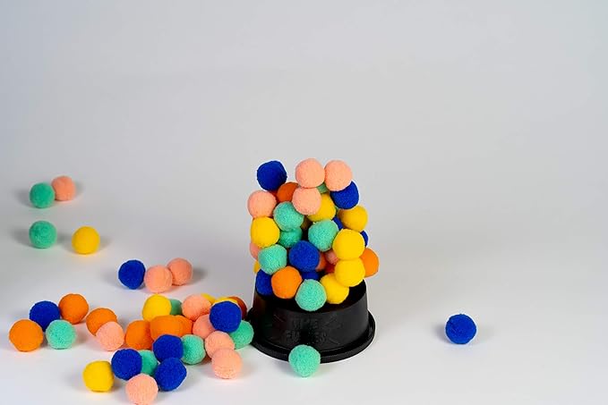 CMYK The Fuzzies - A Gravity Defying, Squishy Stacking Game