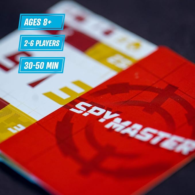 Calliope Games SpyMaster - Strategy Spy Board Game For Kids & Adults - Perfect For Family Game Night - 2-6 Players