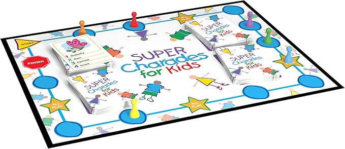 Super Charades for Kids Board Game - The 'No Reading Required' Family Game by Pressman
