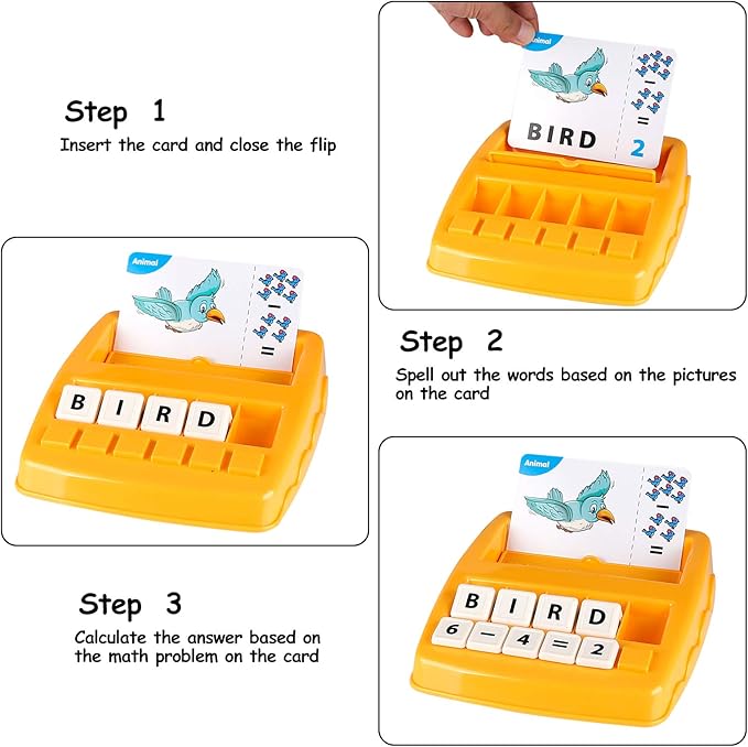 Matching Letter Game Toddler Word Spell Learning and Arithmetic Game