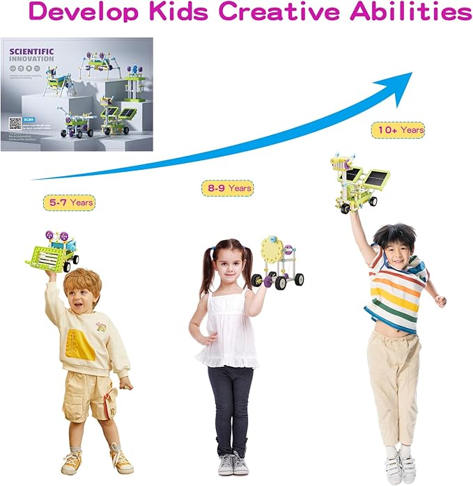 STEM Building Kit for Kids, 430 Pieces Engineering Kits for Kids Age 8-12